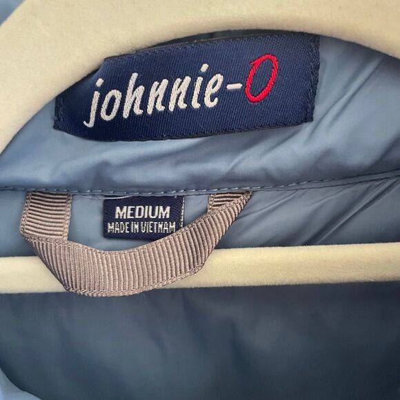 Johnnie O Pewter Gray Harwich Quilted Puffer Vest Men’s Size Medium Full Zip - Picture 2 of 4